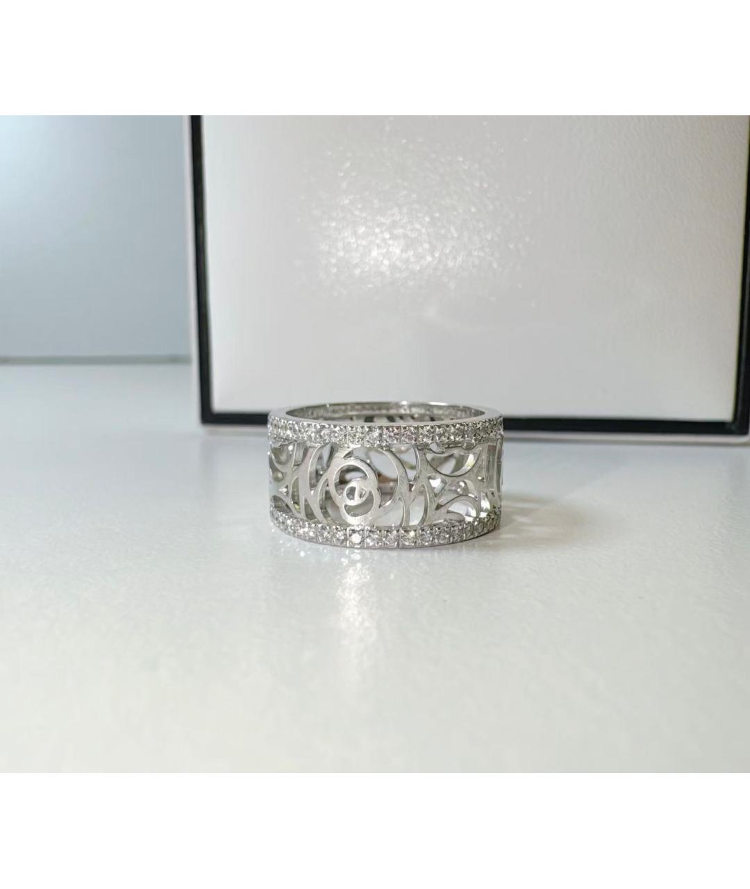 CHANEL Серебряное кольцо из белого золота, фото 4