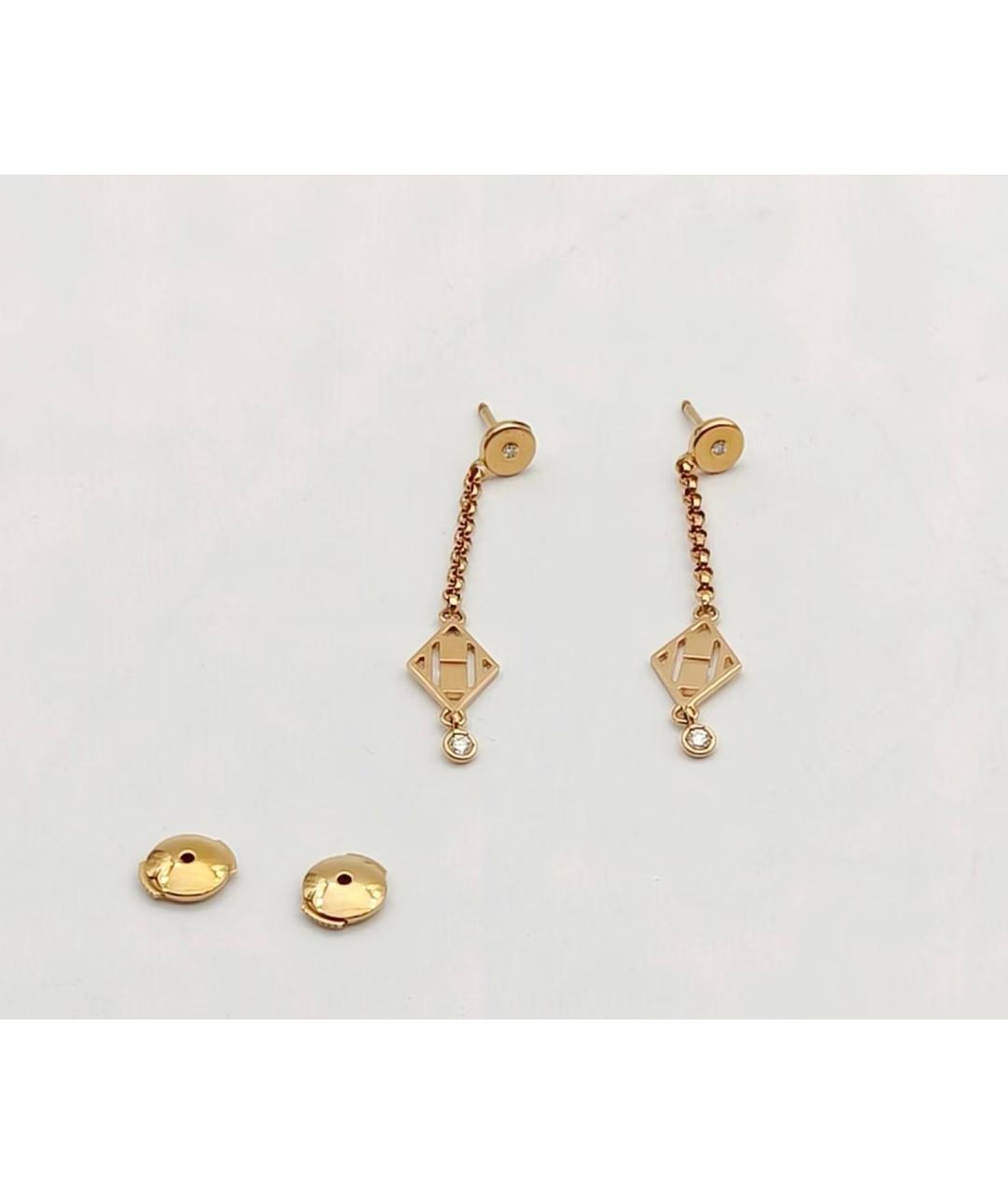 HERMES Золотые серьги, фото 5