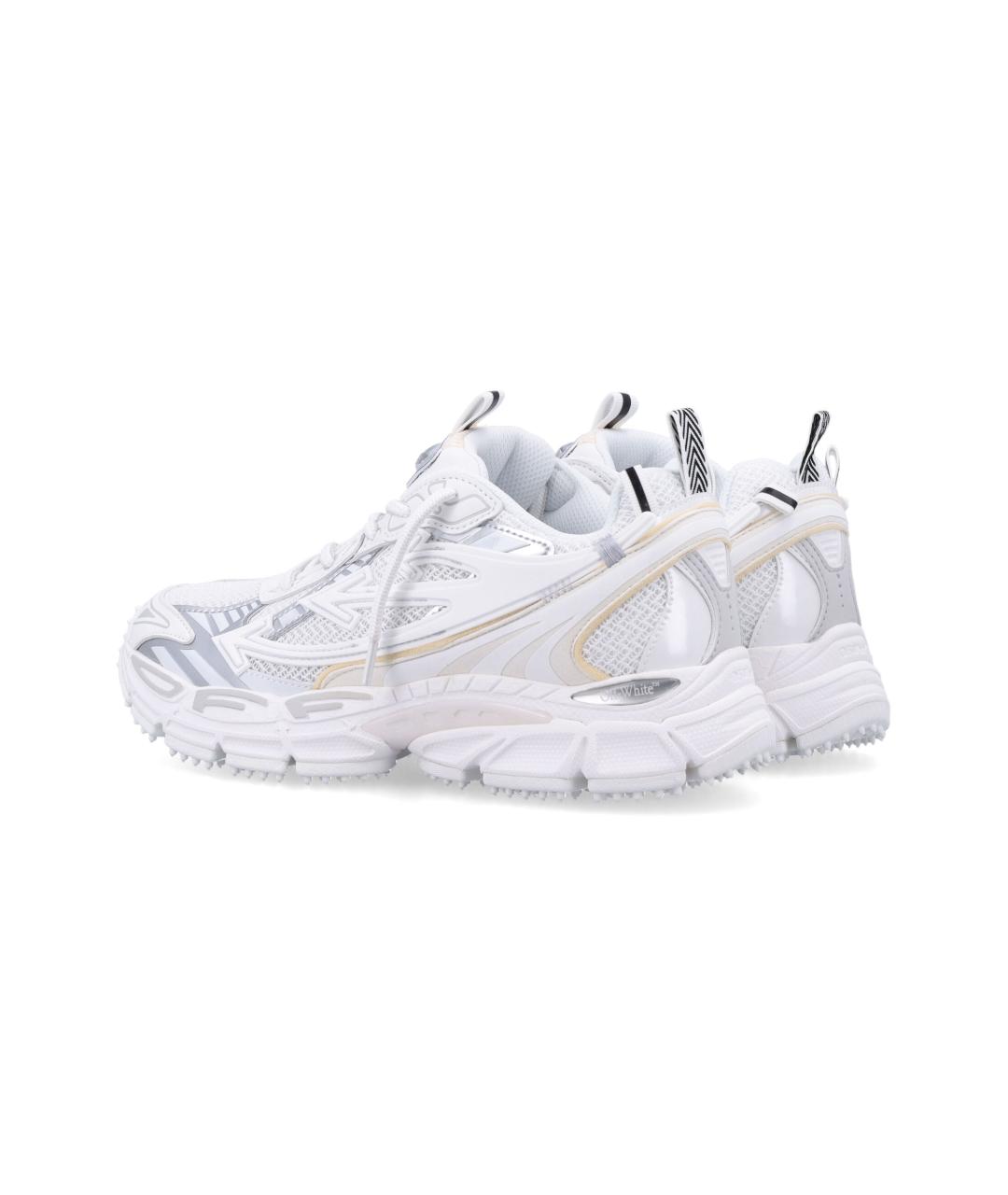 OFF-WHITE Белые кроссовки, фото 4