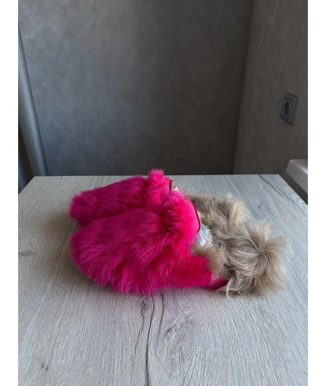 GUCCI Фуксия мюли, фото 8
