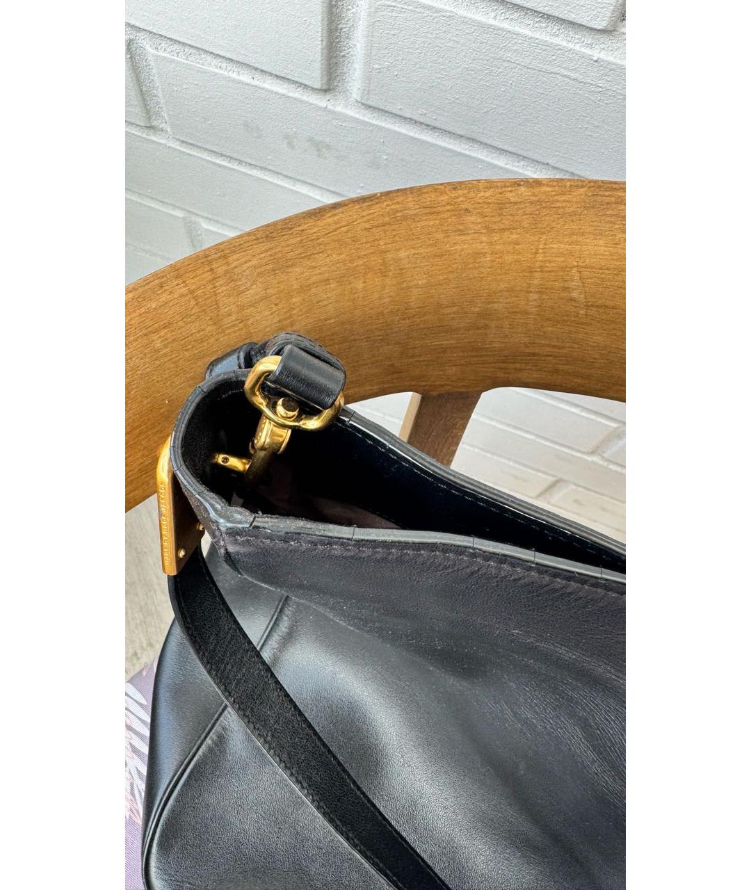 MARC BY MARC JACOBS Черная кожаная сумка тоут, фото 3
