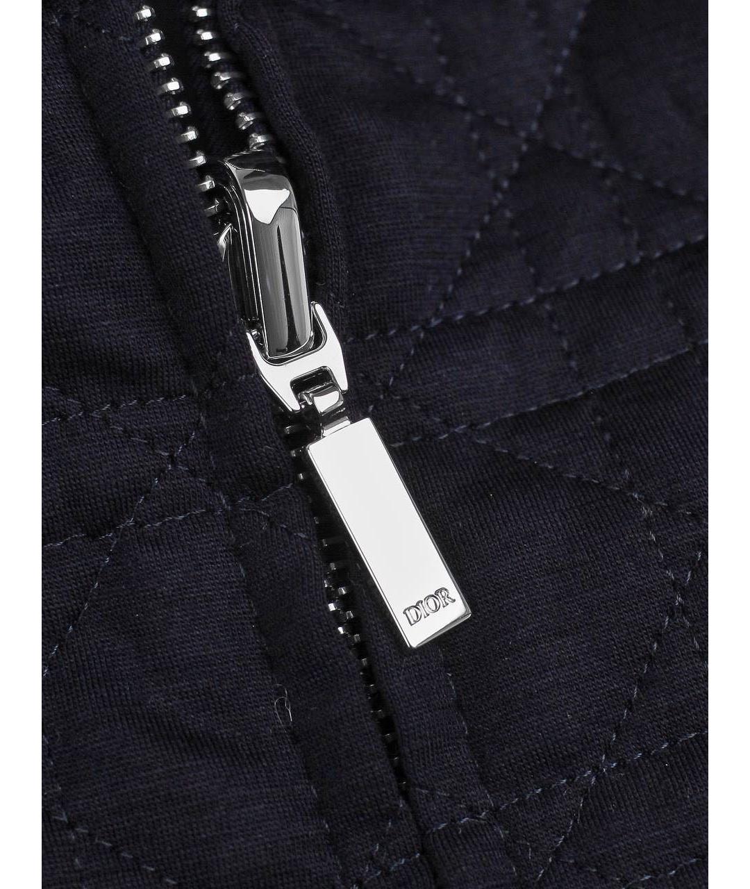 CHRISTIAN DIOR Темно-синяя шерстяная куртка, фото 6