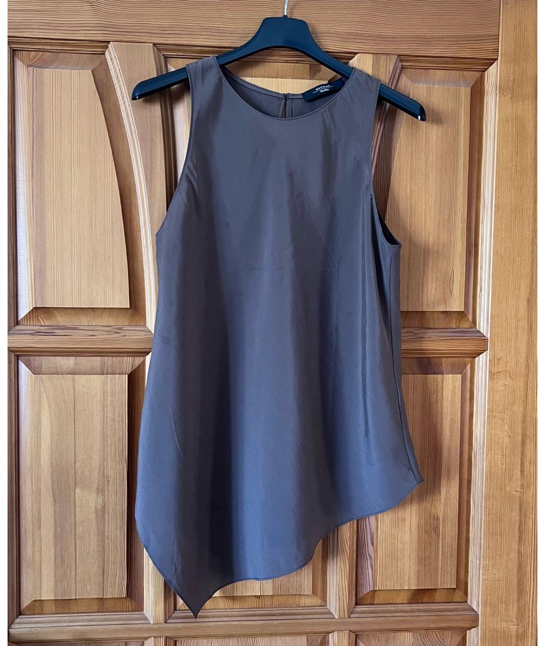 WEEKEND MAX MARA Коричневая блузы, фото 4