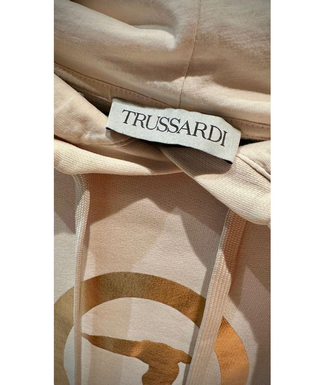 TRUSSARDI Бежевый хлопковый костюм с брюками, фото 4