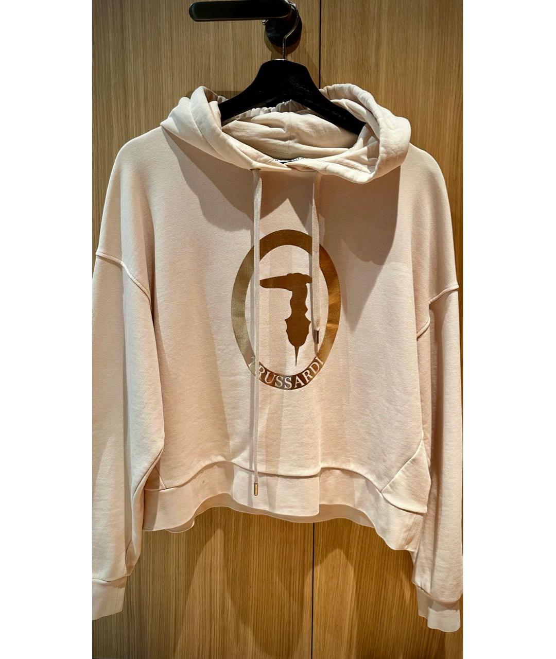 TRUSSARDI Бежевый хлопковый костюм с брюками, фото 6