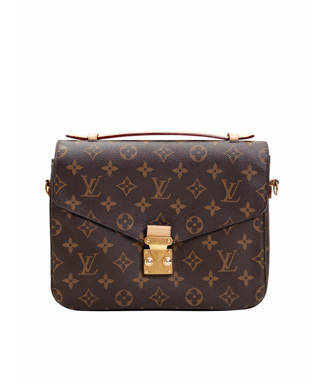 LOUIS VUITTON Коричневая сумка через плечо из канвы, фото 1