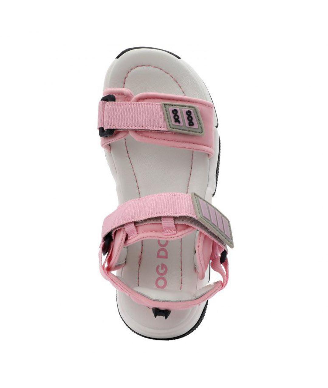 JOG DOG Розовые текстильные сандалии и шлепанцы, фото 2
