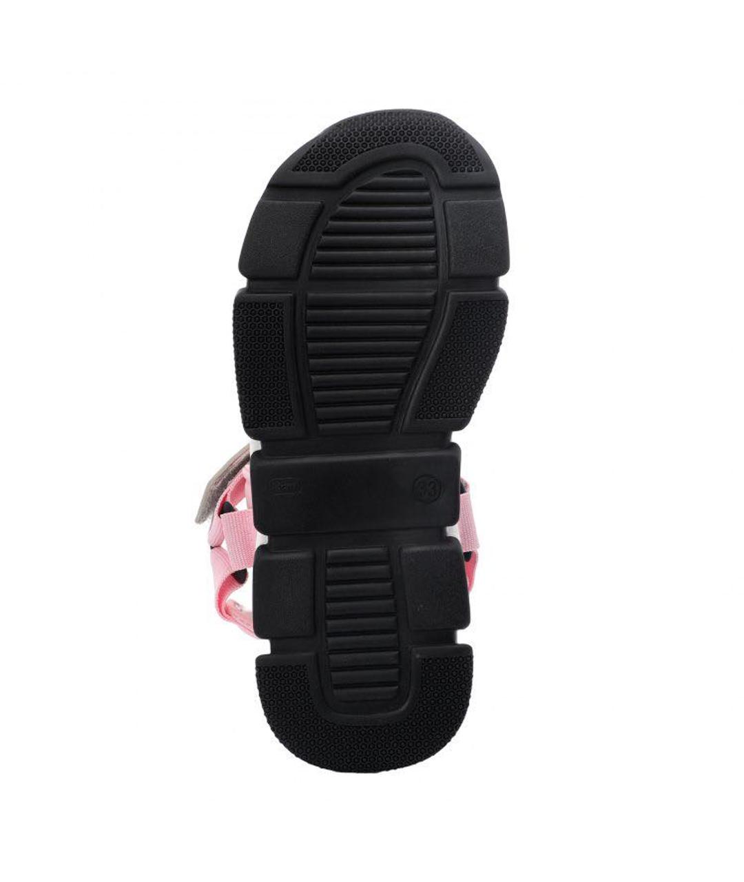 JOG DOG Розовые текстильные сандалии и шлепанцы, фото 5