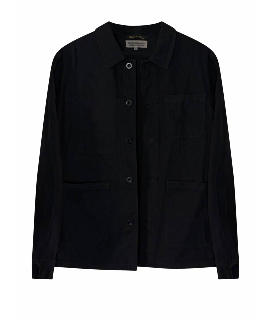 COMME DES GARÇONS Черная деним куртка, фото 1