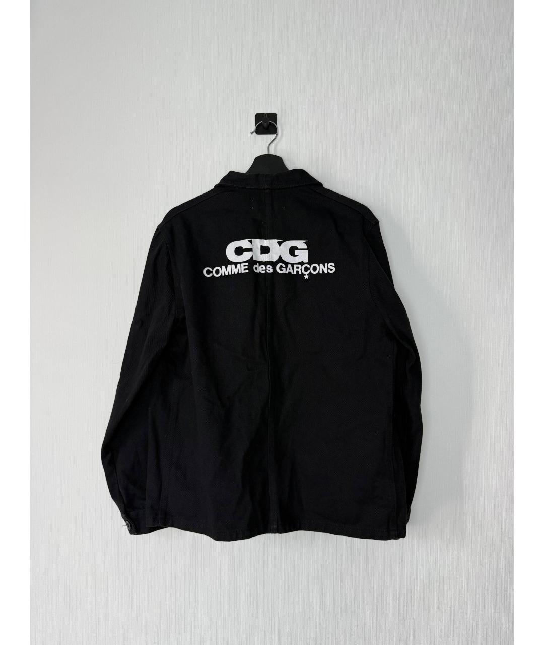 COMME DES GARÇONS Черная деним куртка, фото 2