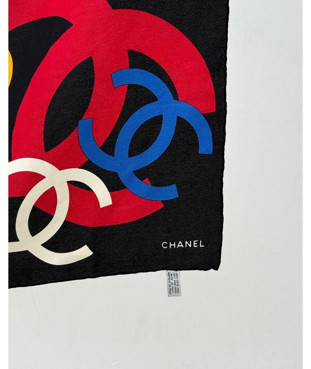 CHANEL Мульти шелковый платок, фото 4