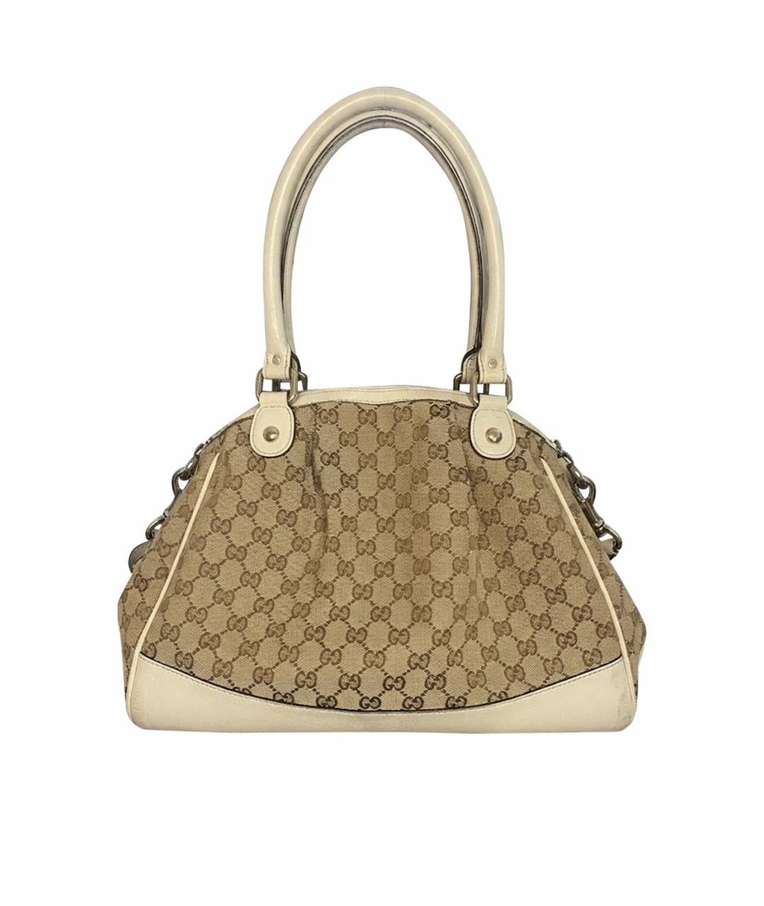 GUCCI Бежевая сумка тоут, фото 1