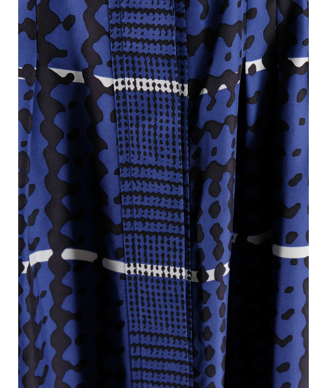 OSCAR DE LA RENTA Синее шелковое повседневное платье, фото 3