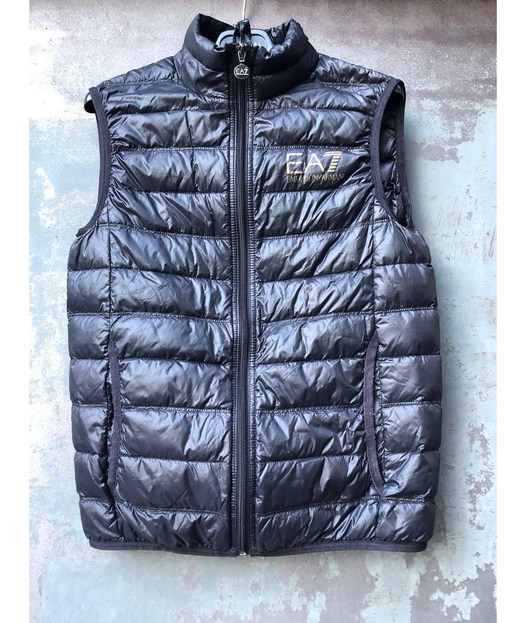 EMPORIO ARMANI Черный жилет, фото 8