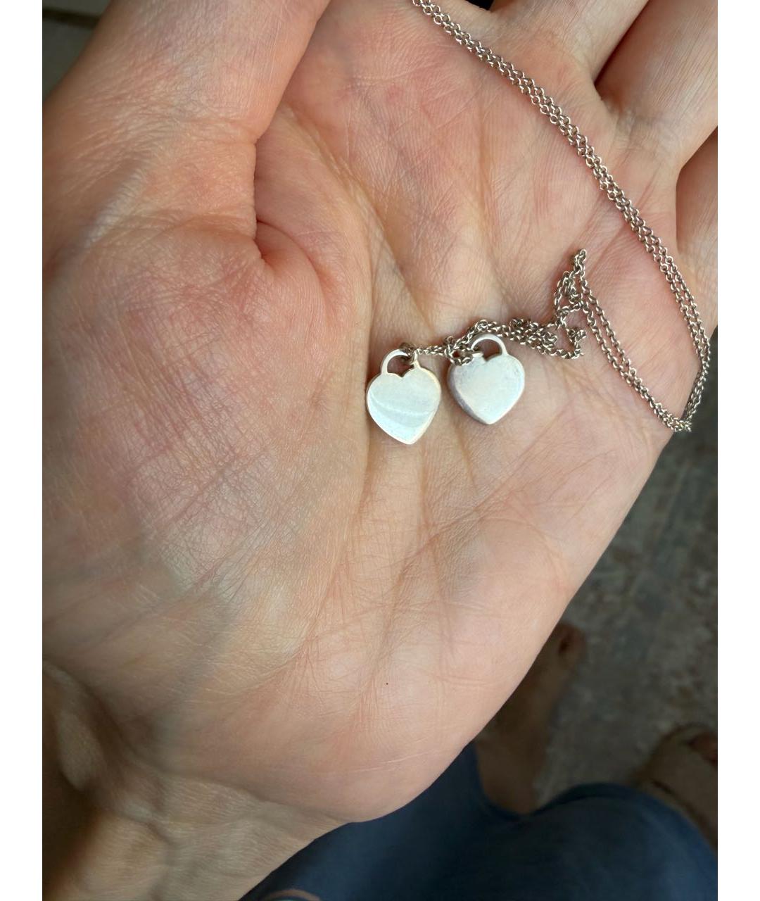 TIFFANY&CO Бирюзовая серебряная подвеска, фото 2