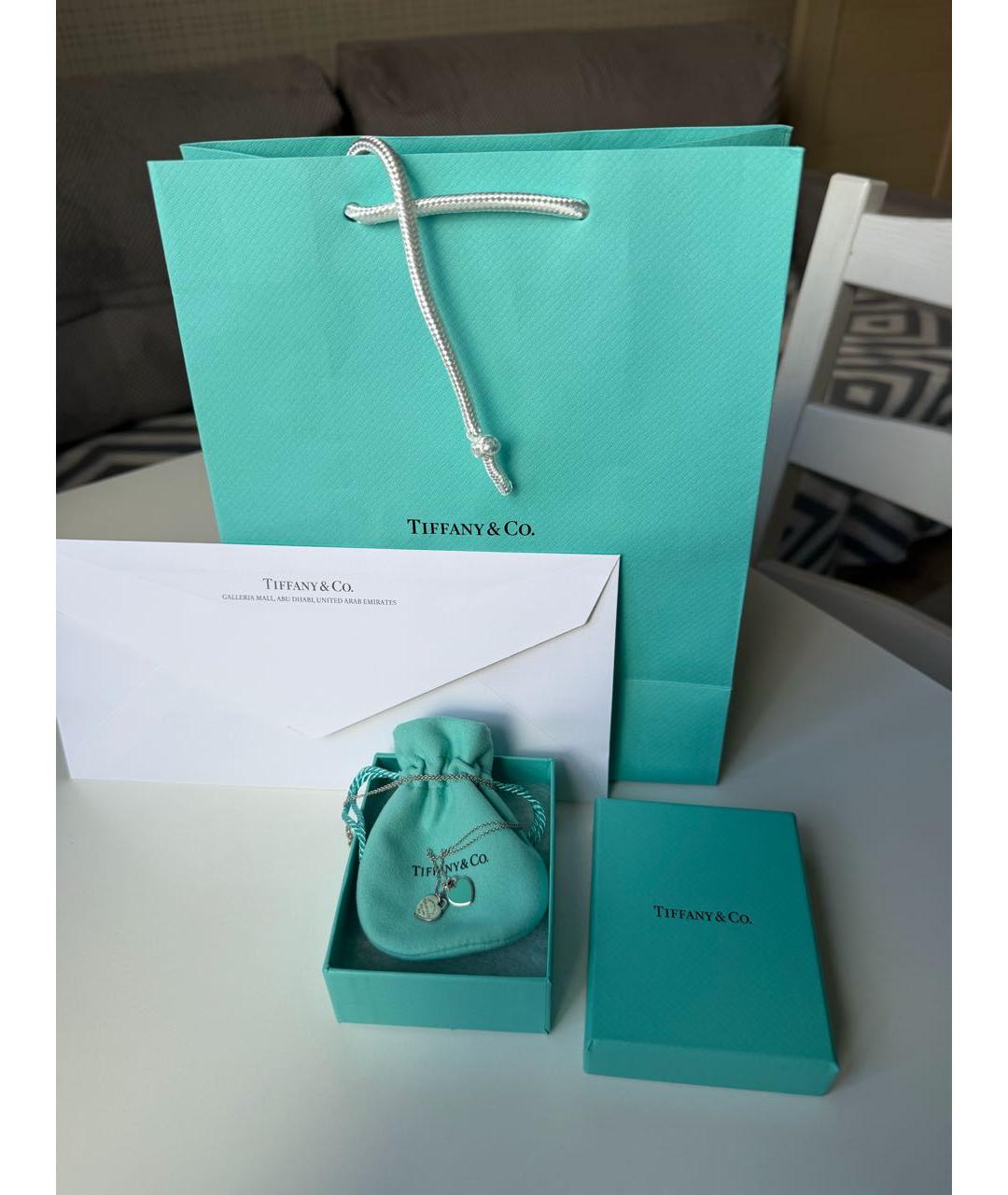TIFFANY&CO Бирюзовая серебряная подвеска, фото 3