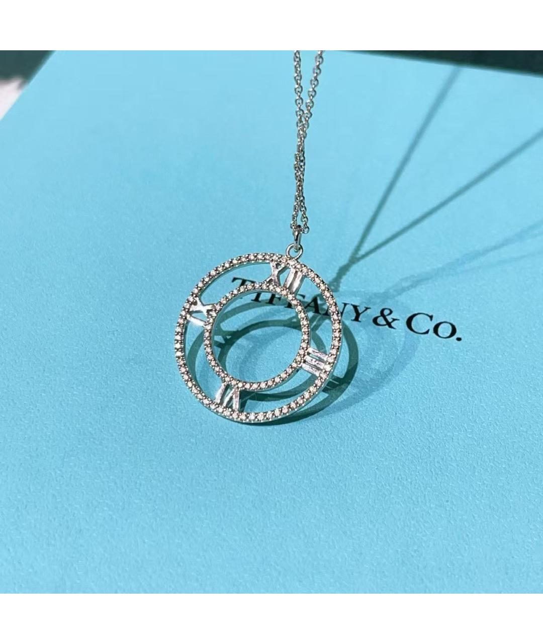 TIFFANY&CO Серебряное колье из белого золота, фото 2