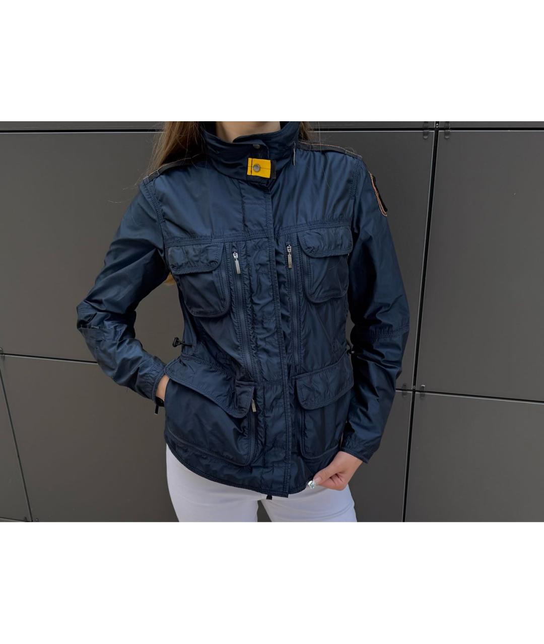 PARAJUMPERS Темно-синяя полиэстеровая куртка, фото 2