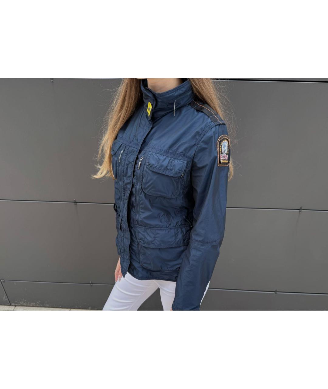 PARAJUMPERS Темно-синяя полиэстеровая куртка, фото 3