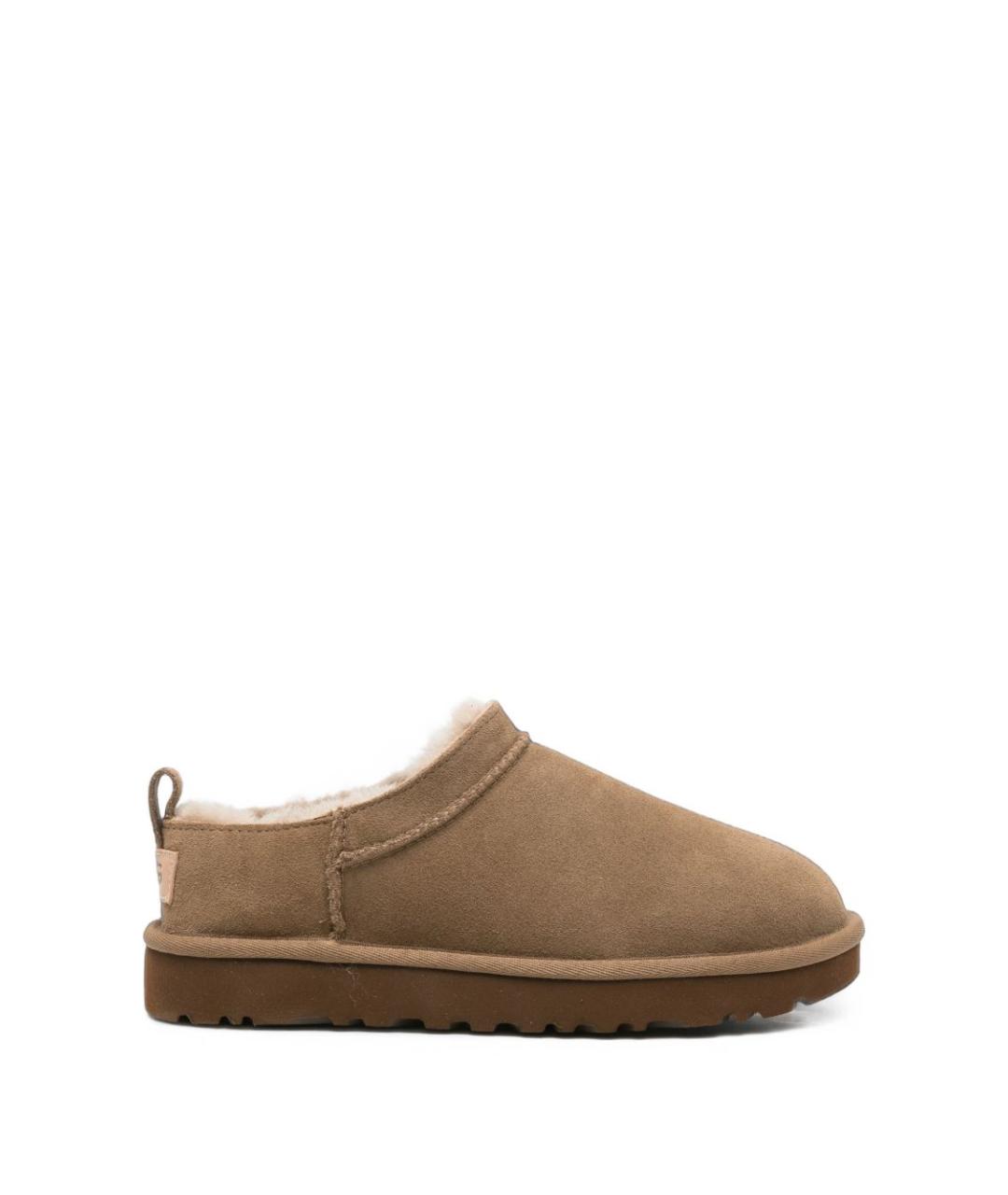 UGG Коричневые замшевые сабо, фото 1