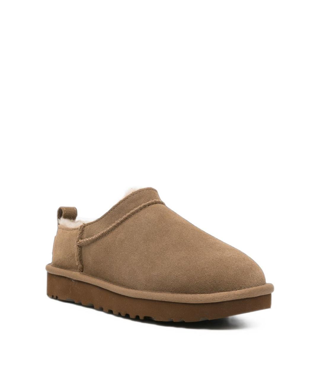 UGG Коричневые замшевые сабо, фото 2