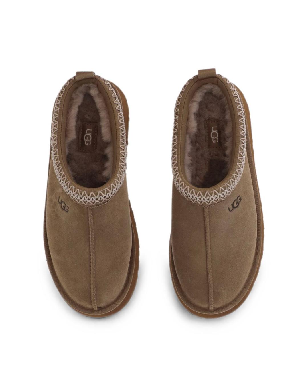 UGG Бежевые замшевые мюли, фото 2