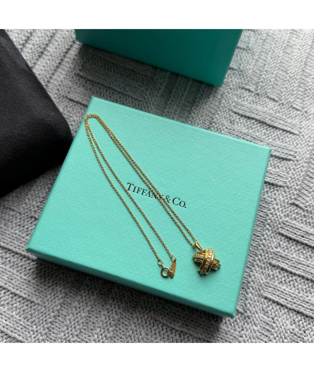 TIFFANY&CO Золотой кулон из желтого золота, фото 7