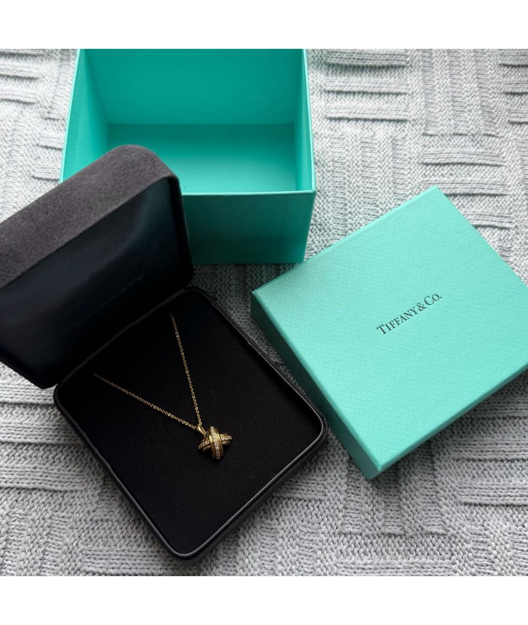 TIFFANY&CO Золотой кулон из желтого золота, фото 2