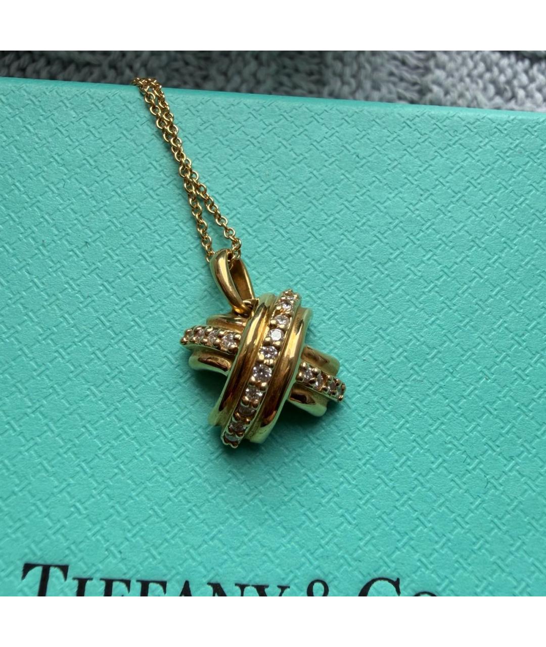 TIFFANY&CO Золотой кулон из желтого золота, фото 3