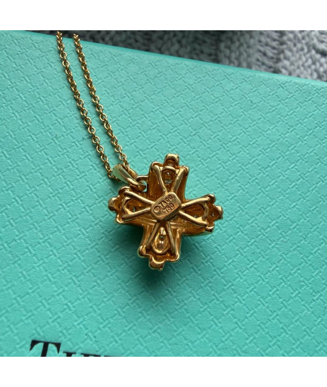 TIFFANY&CO Золотой кулон из желтого золота, фото 4