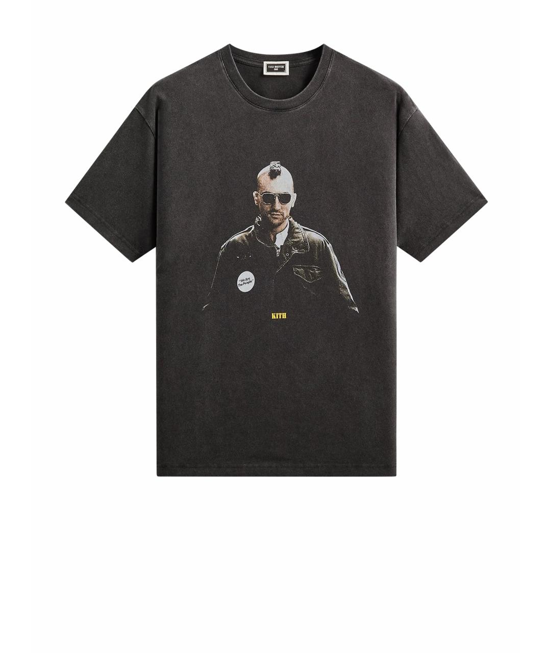 KITH Черная хлопковая футболка, фото 10