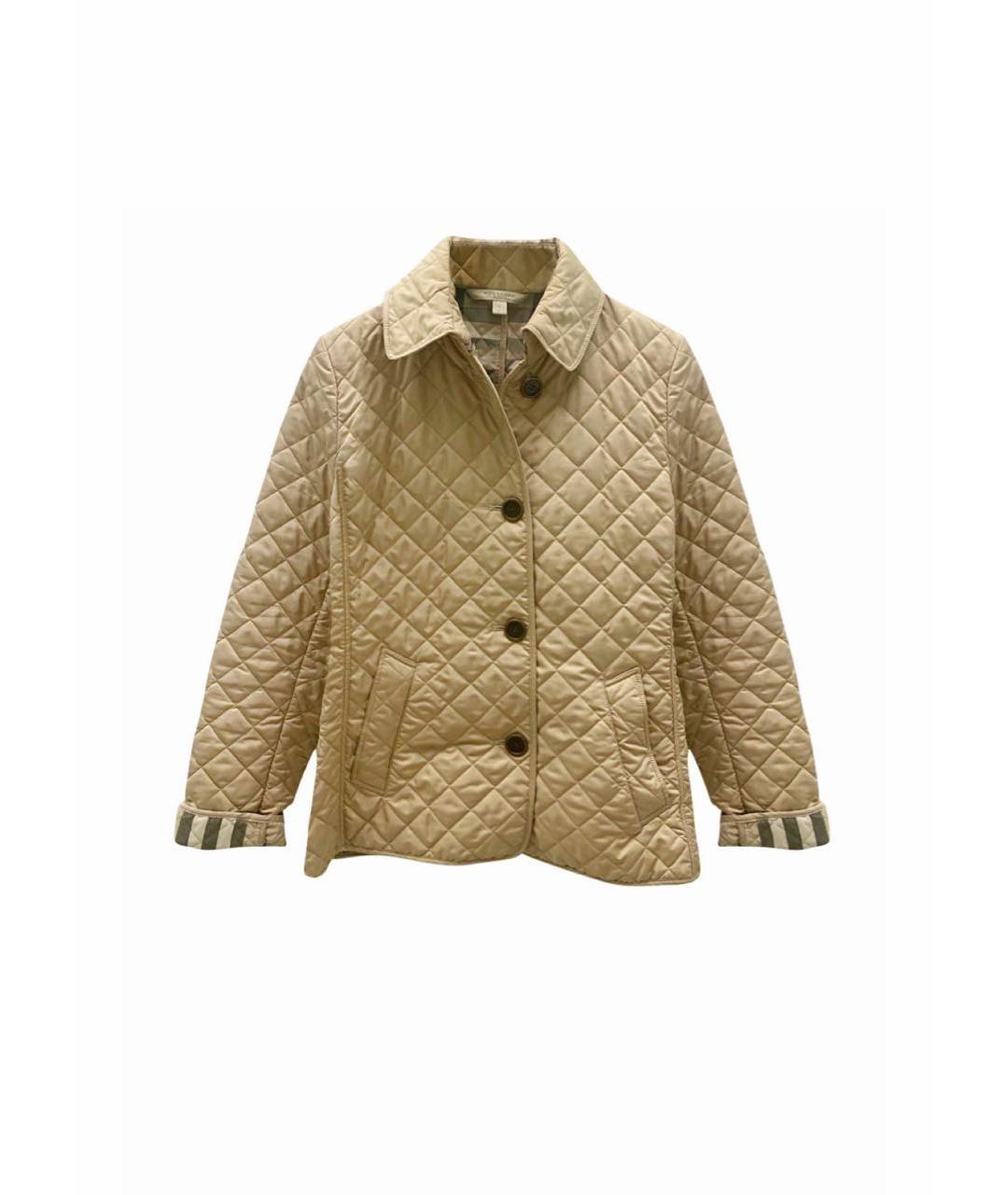 BURBERRY Бежевая хлопковая куртка, фото 9