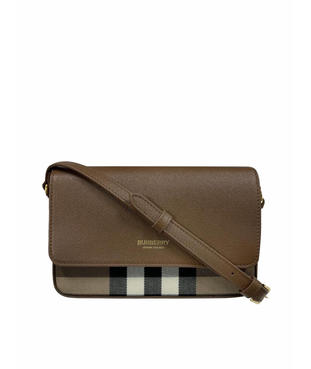 BURBERRY Коричневая сумка через плечо, фото 1