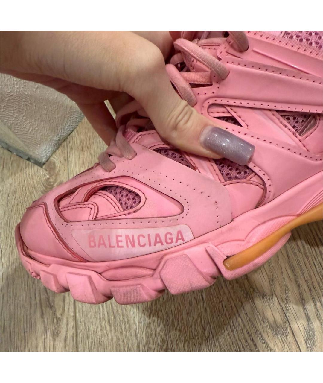 BALENCIAGA Розовые кроссовки, фото 3