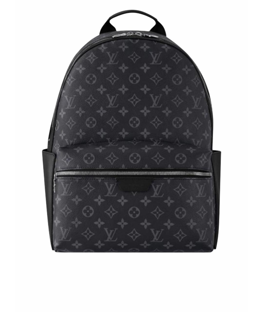 LOUIS VUITTON Черный рюкзак из канвы, фото 1