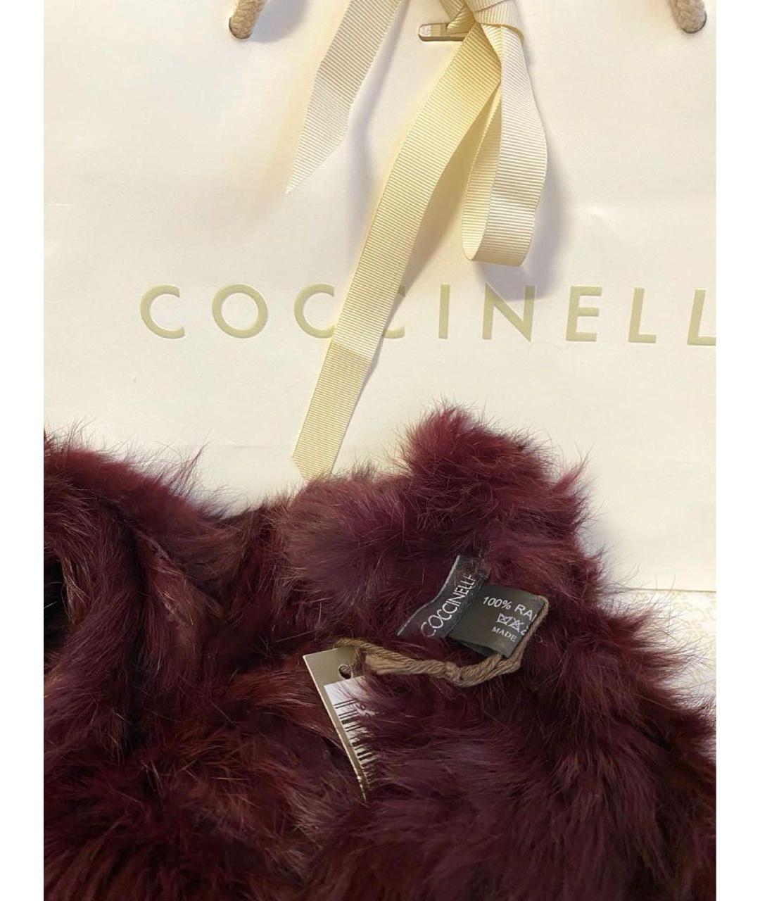 COCCINELLE Бордовый шарф, фото 7