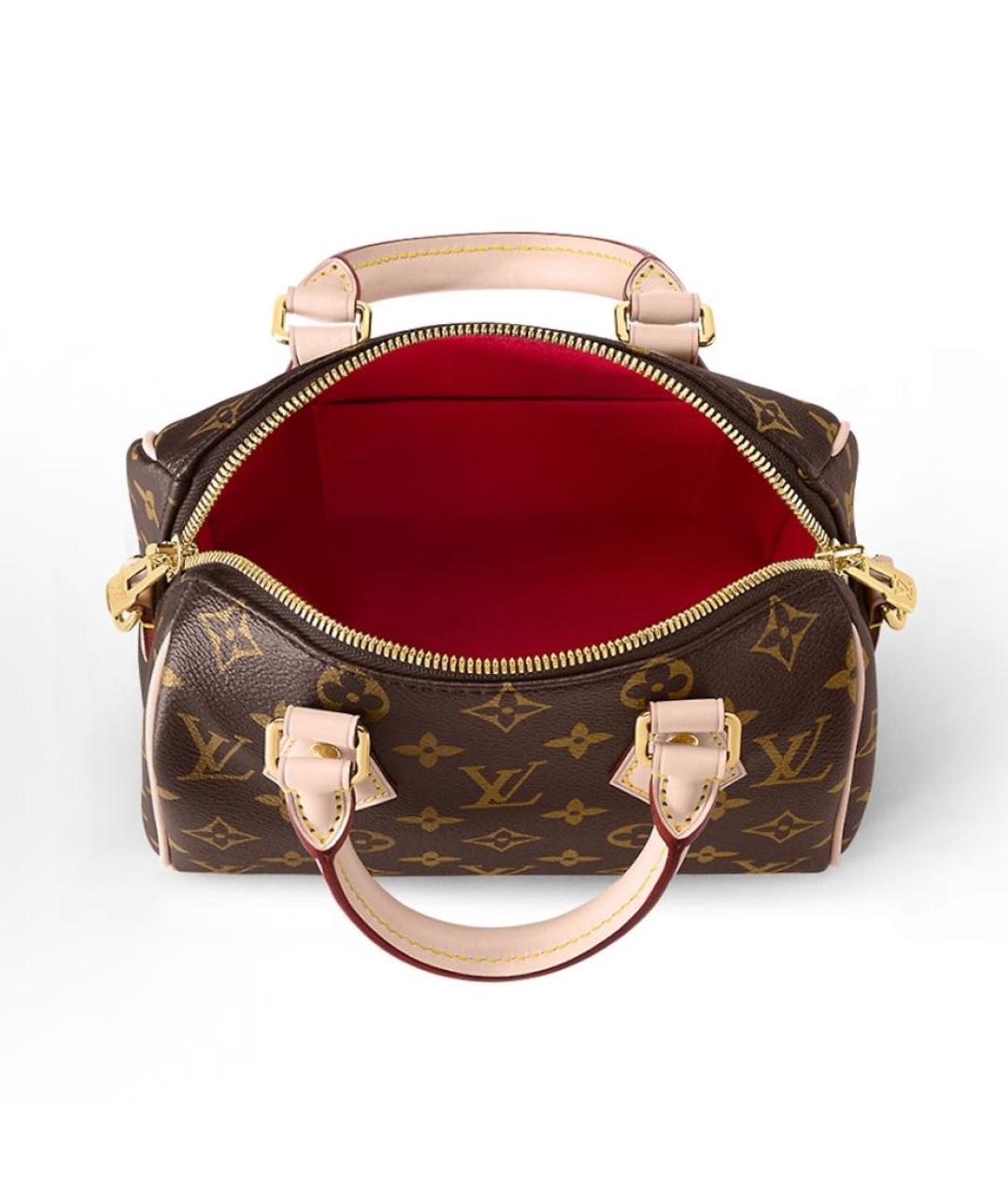 LOUIS VUITTON Коричневая сумка через плечо из канвы, фото 2
