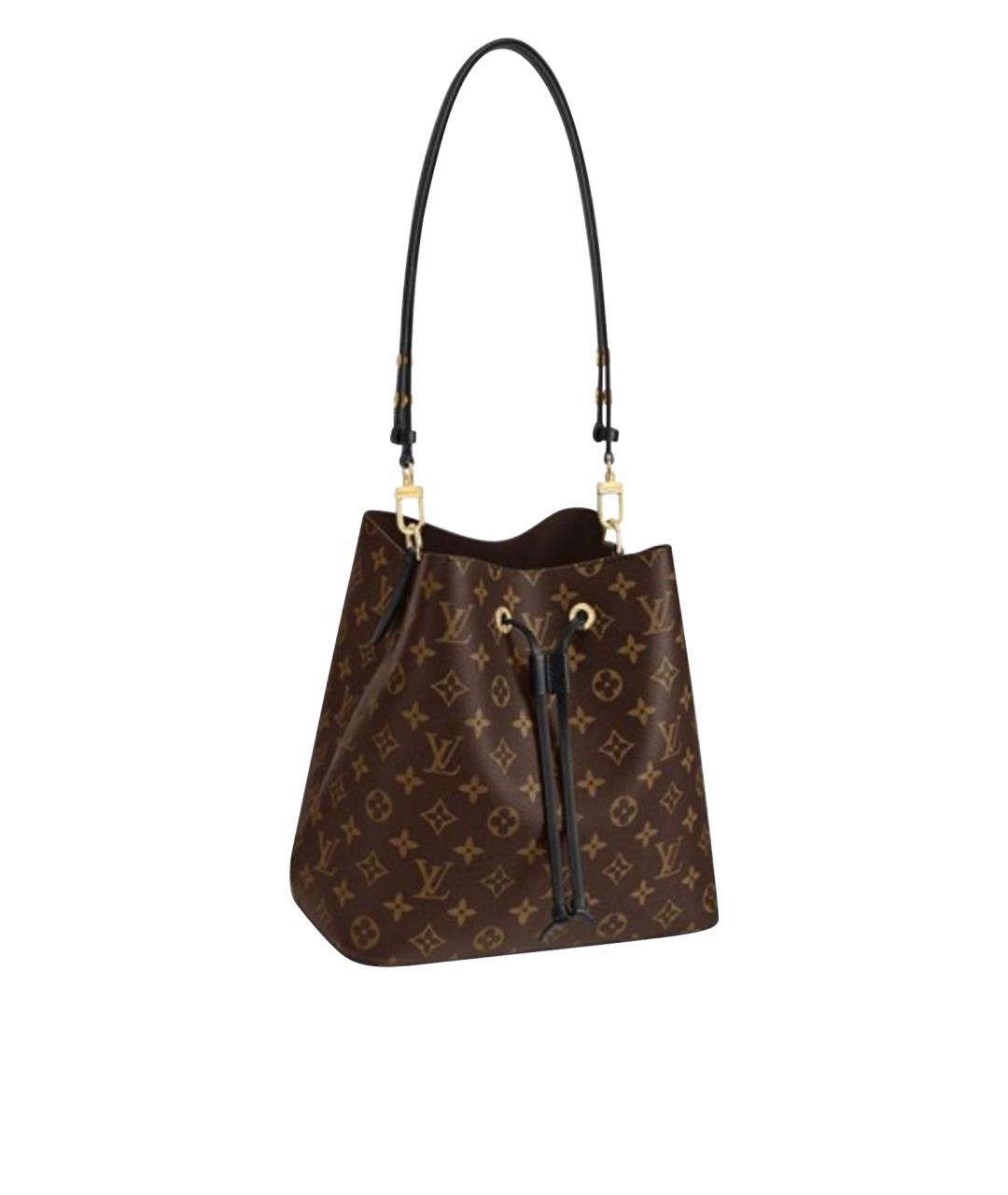 LOUIS VUITTON Коричневая сумка через плечо из канвы, фото 1