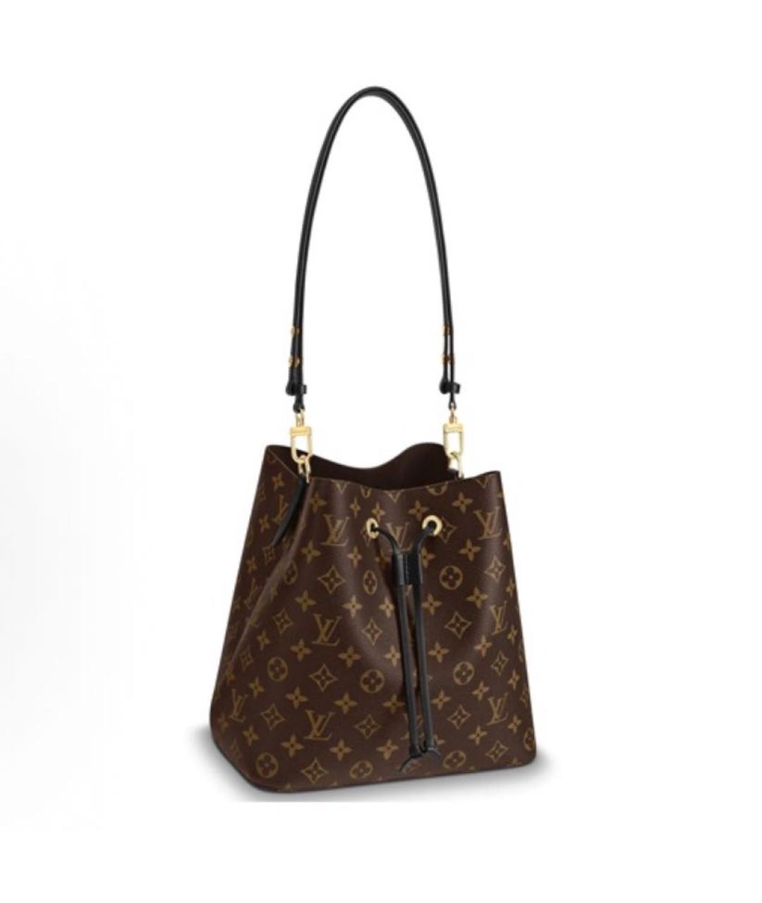 LOUIS VUITTON Коричневая сумка через плечо из канвы, фото 5