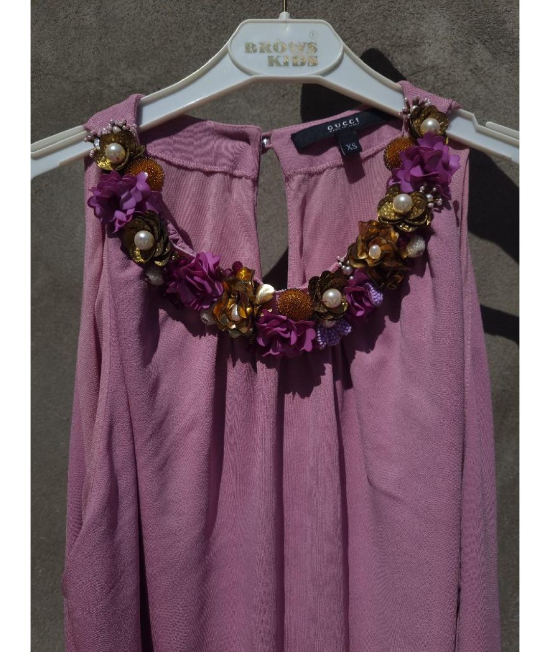 GUCCI Вискозное коктейльное платье, фото 3