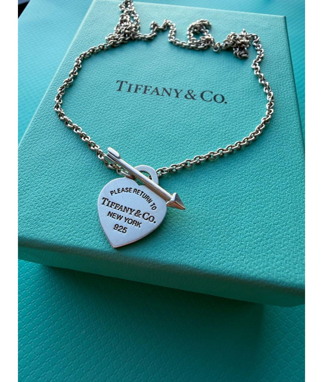 TIFFANY&CO Серебряное серебряное колье, фото 2