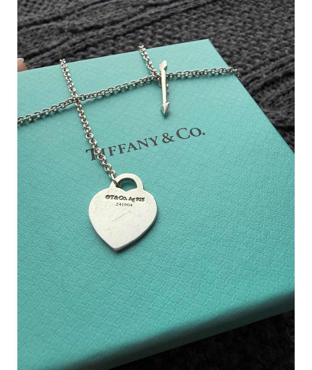 TIFFANY&CO Серебряное серебряное колье, фото 7