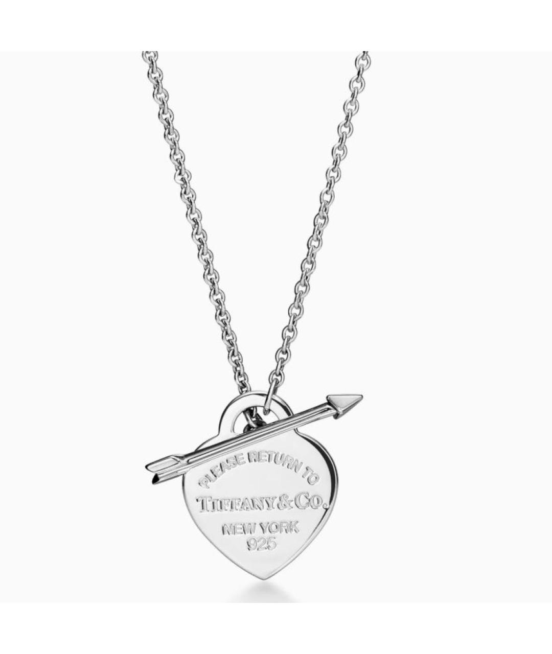 TIFFANY&CO Серебряное серебряное колье, фото 9