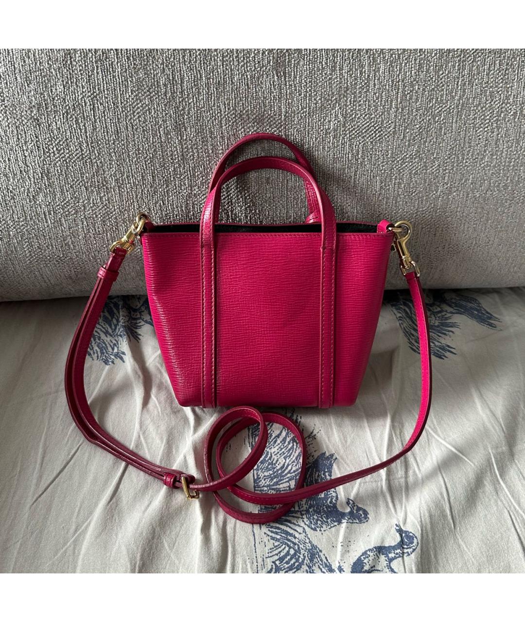 DOLCE&GABBANA Кожаная сумка с короткими ручками, фото 3