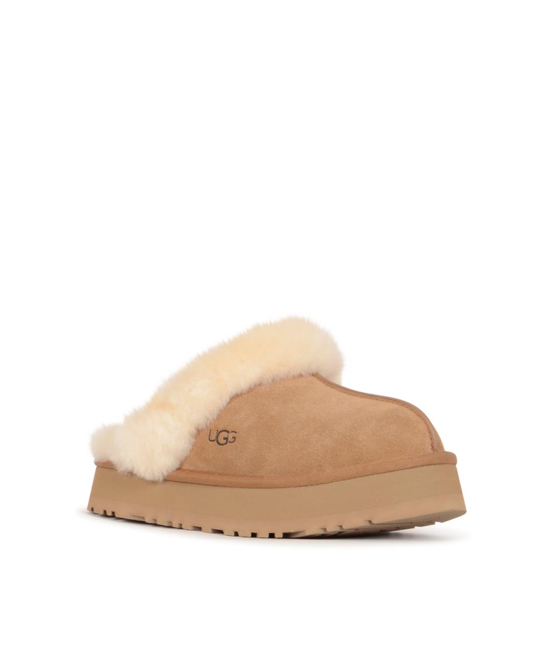 UGG Коричневые замшевые сабо, фото 3