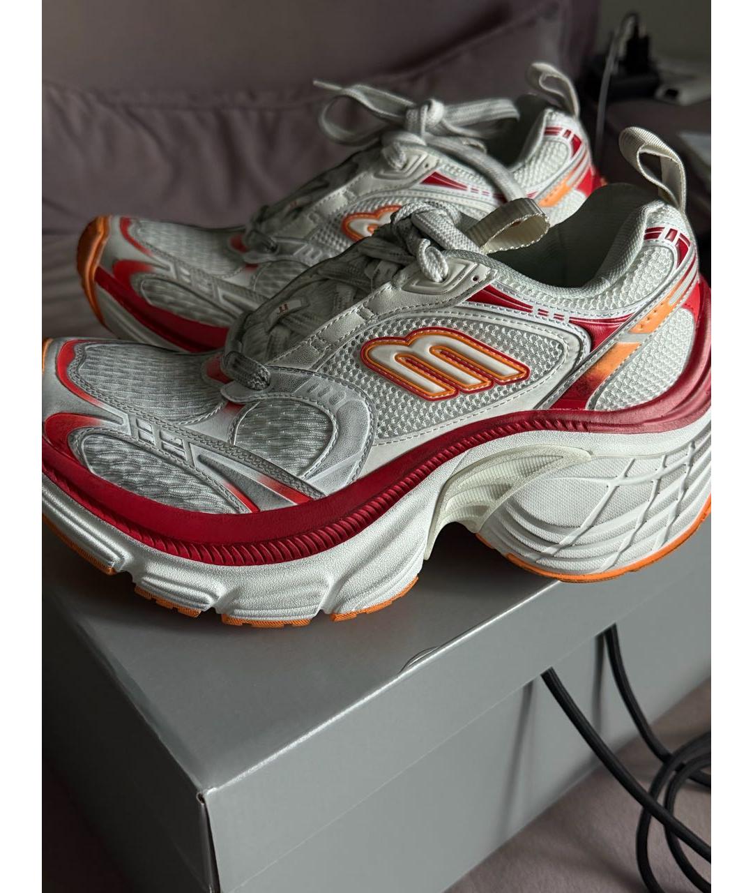 BALENCIAGA Белые кроссовки, фото 3