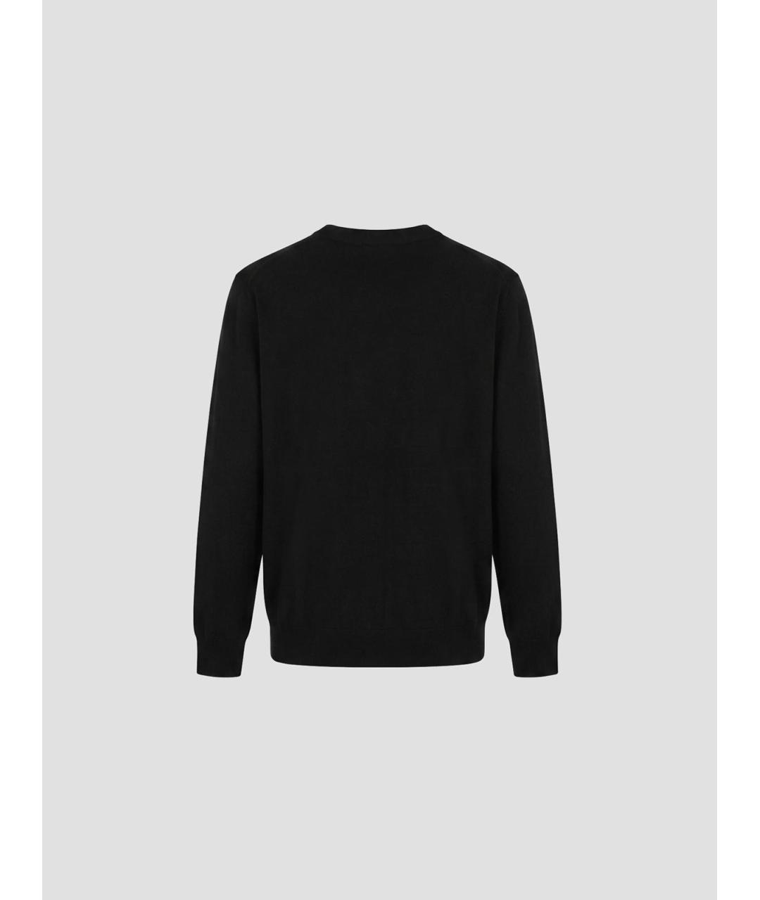 JIL SANDER Черный шерстяной кардиган, фото 2