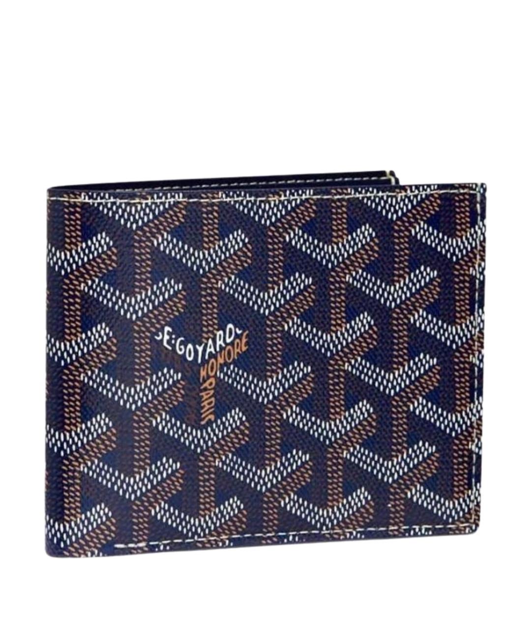 GOYARD Темно-синий кожаный кошелек, фото 1
