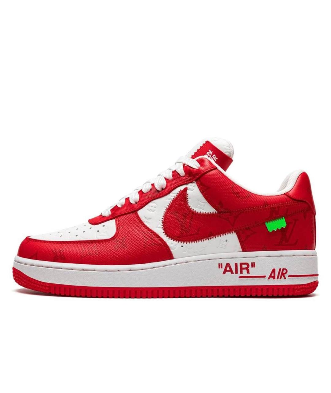 NIKE Красные кожаные кроссовки, фото 6