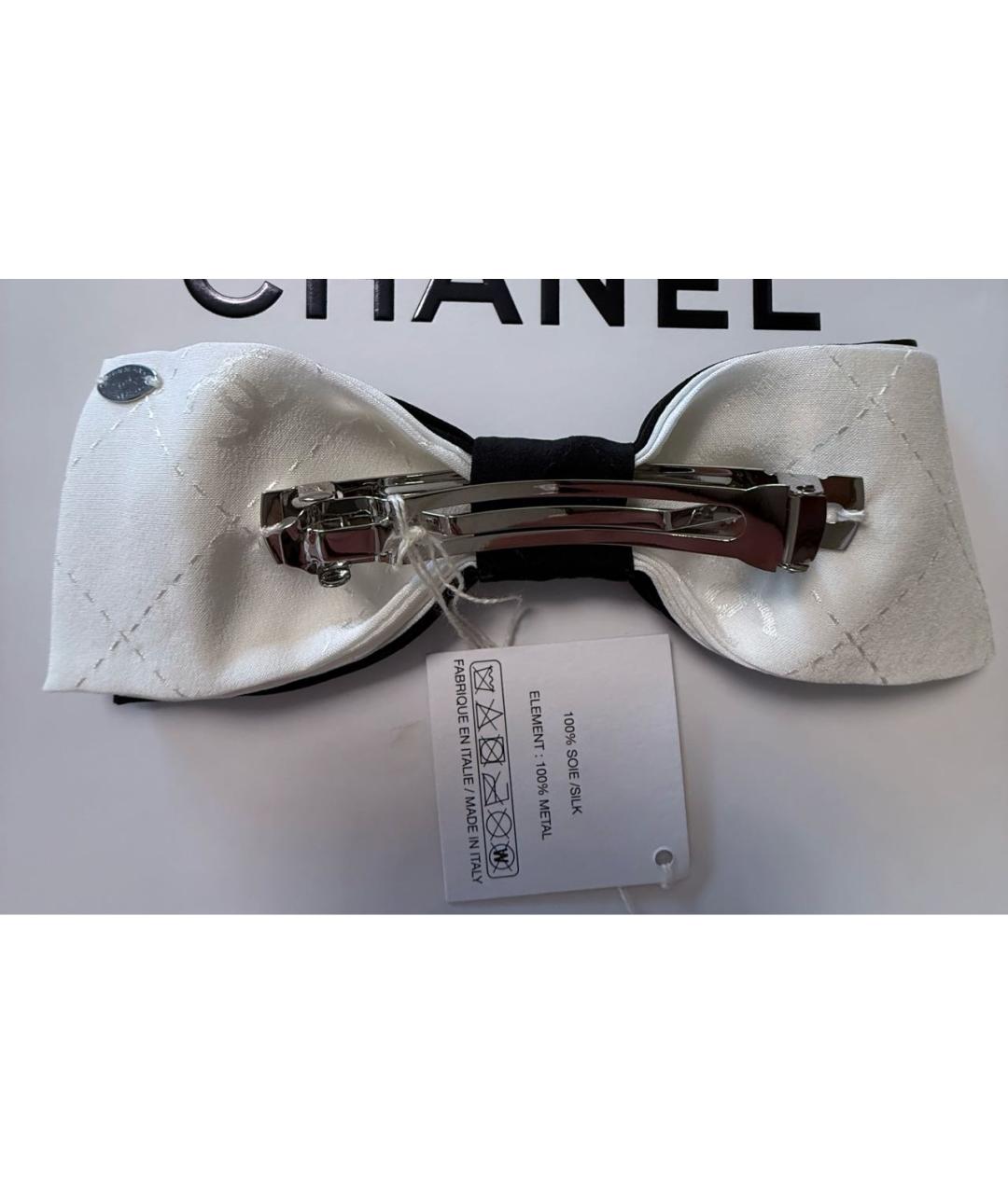 CHANEL Черная заколка, фото 4